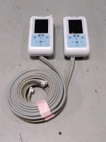 LOT OF (2) WELCH ALLYN PRO BP 3400 SERIES DIGITAL BLOOD PRESSURE MONITORS