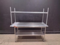 LOT OF (2) SS TABLES