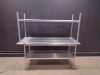 LOT OF (2) SS TABLES