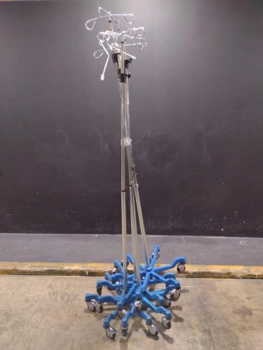 LOT OF IV POLES