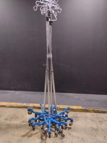 LOT OF IV POLES