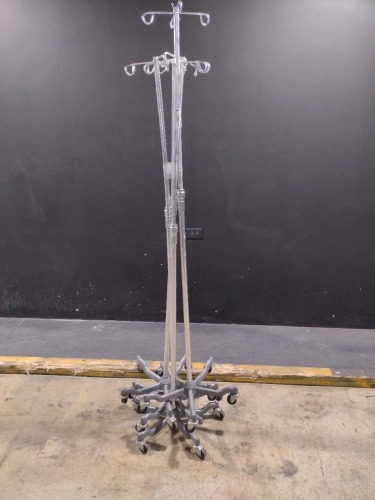 LOT OF IV POLES