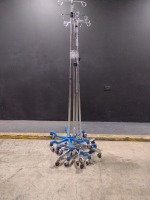 LOT OF IV POLES