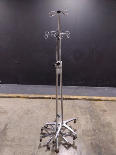 LOT OF IV POLES