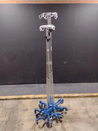 LOT OF IV POLES