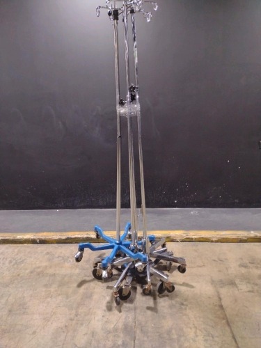 LOT OF IV POLES