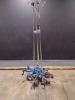 LOT OF IV POLES