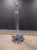 LOT OF IV POLES