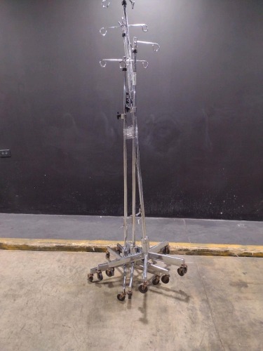 LOT OF IV POLES