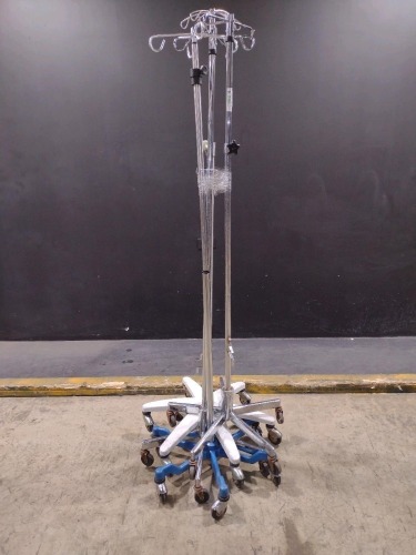 LOT OF IV POLES
