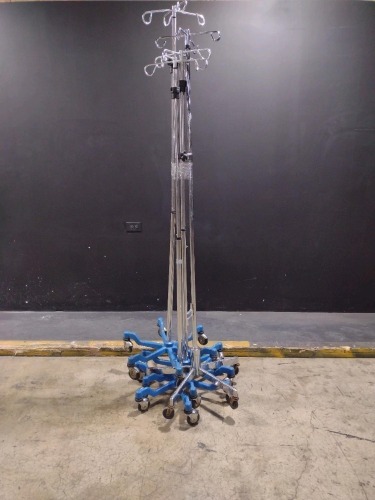 LOT OF IV POLES