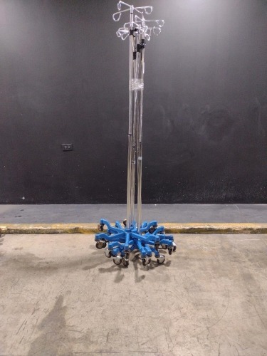 LOT OF IV POLES