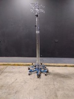 LOT OF IV POLES