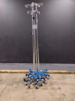 LOT OF IV POLES