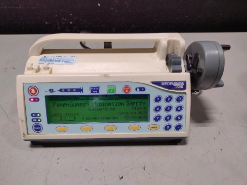 SMITHS MEDFUSION 3500 INFUSION PUMP
