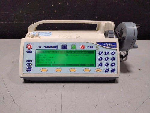 SMITHS MEDFUSION 3500 INFUSION PUMP