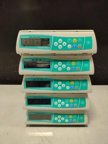 LOT OF (5) BRAUN INFUSOMAT SPACE INFUSION PUMPS
