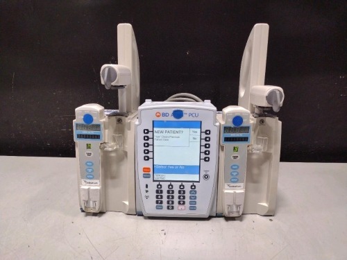 ALARIS PCU 8015 SERIES INFUSION PUMP WITH 8110 SYRINGE PUMPS