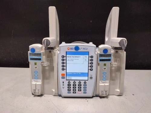 ALARIS PCU 8015 SERIES INFUSION PUMP WITH 8110 SYRINGE PUMPS
