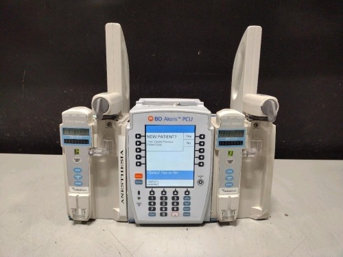 ALARIS PCU 8015 SERIES INFUSION PUMP WITH 8110 SYRINGE PUMPS