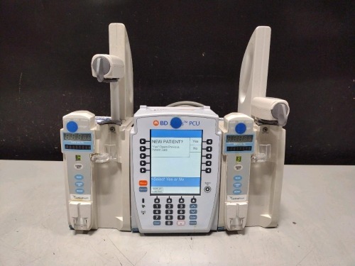 ALARIS PCU 8015 SERIES INFUSION PUMP WITH 8110 SYRINGE PUMPS
