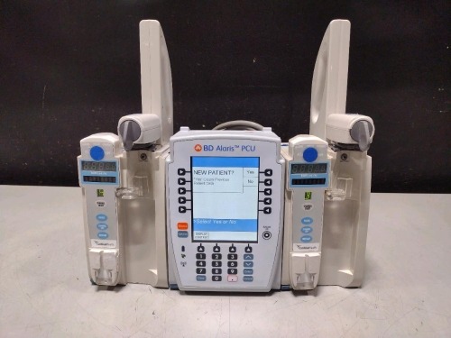 ALARIS PCU 8015 SERIES INFUSION PUMP WITH 8110 SYRINGE PUMPS