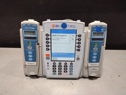 ALARIS PCU 8015 SERIES INFUSION PUMP WITH 8100 SERIES MODULES