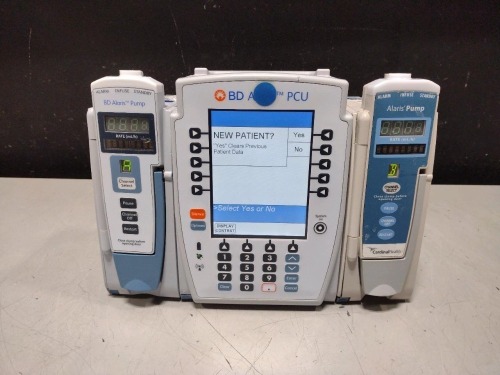 ALARIS PCU 8015 SERIES INFUSION PUMP WITH 8100 SERIES MODULES