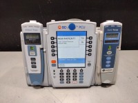 ALARIS PCU 8015 SERIES INFUSION PUMP WITH 8100 SERIES MODULES
