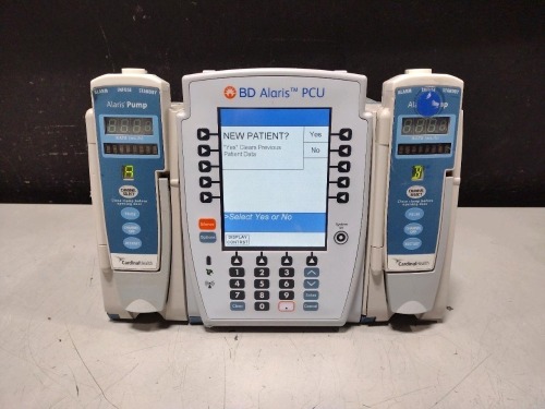 ALARIS PCU 8015 SERIES INFUSION PUMP WITH 8100 SERIES MODULES