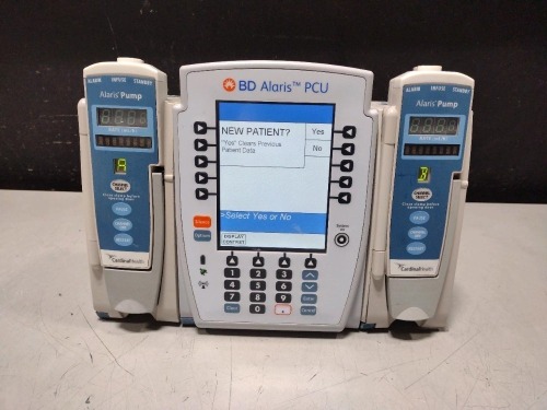 ALARIS PCU 8015 SERIES INFUSION PUMP WITH 8100 SERIES MODULES