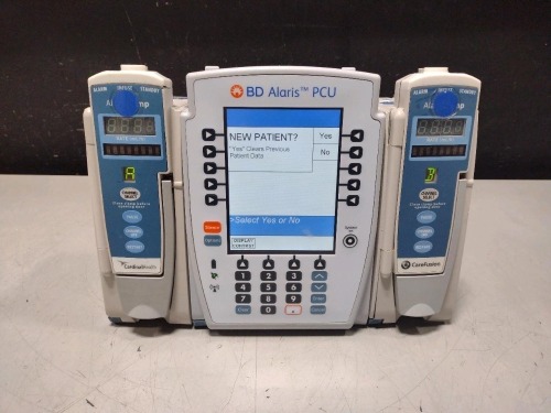 ALARIS PCU 8015 SERIES INFUSION PUMP WITH 8100 SERIES MODULES