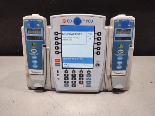 ALARIS PCU 8015 SERIES INFUSION PUMP WITH 8100 SERIES MODULES