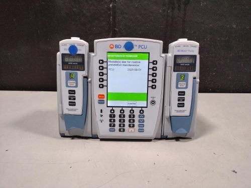 ALARIS PCU 8015 SERIES INFUSION PUMP WITH 8100 SERIES MODULES