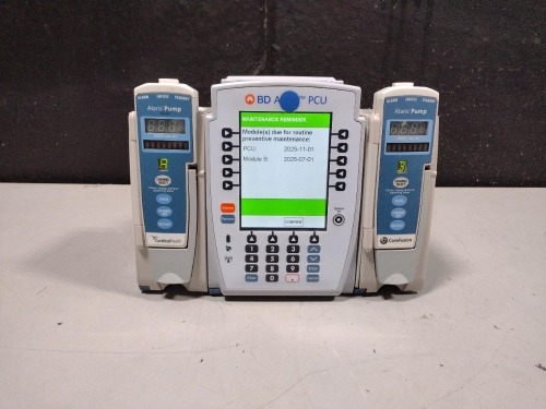 ALARIS PCU 8015 SERIES INFUSION PUMP WITH 8100 SERIES MODULES