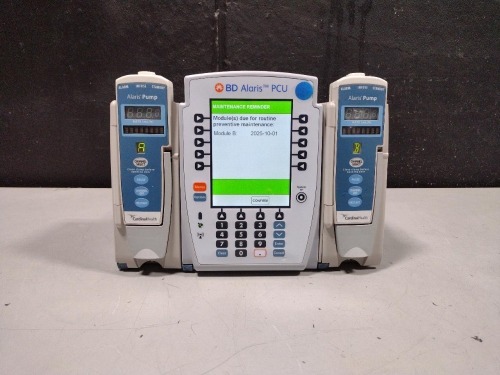 ALARIS PCU 8015 SERIES INFUSION PUMP WITH 8100 SERIES MODULES