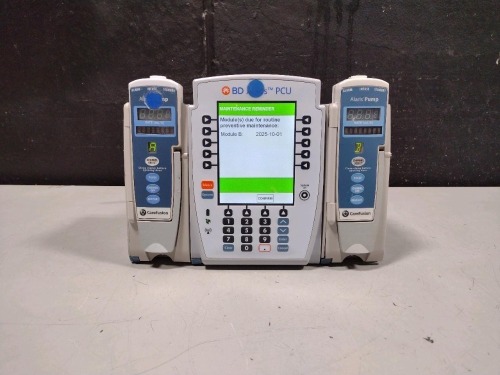 ALARIS PCU 8015 SERIES INFUSION PUMP WITH 8100 SERIES MODULES