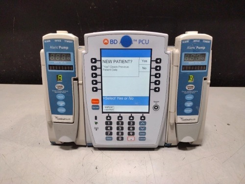 ALARIS PCU 8015 SERIES INFUSION PUMP WITH 8100 SERIES MODULES