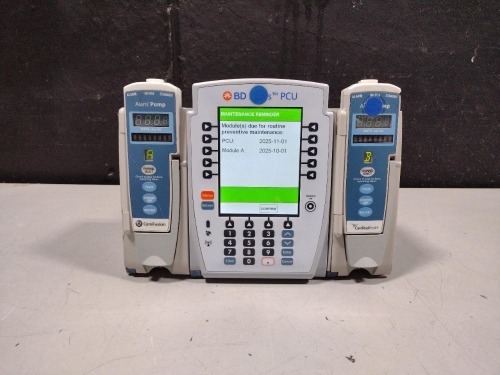 ALARIS PCU 8015 SERIES INFUSION PUMP WITH 8100 SERIES MODULES