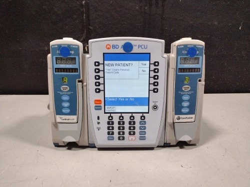 ALARIS PCU 8015 SERIES INFUSION PUMP WITH 8100 SERIES MODULES