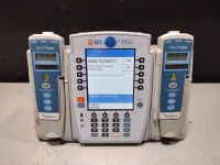 ALARIS PCU 8015 SERIES INFUSION PUMP WITH 8100 SERIES MODULES