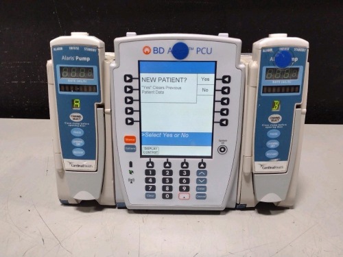 ALARIS PCU 8015 SERIES INFUSION PUMP WITH 8100 SERIES MODULES