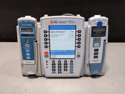 ALARIS PCU 8015 SERIES INFUSION PUMP WITH 8100 SERIES MODULES