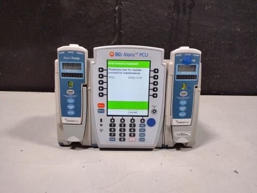 ALARIS PCU 8015 SERIES INFUSION PUMP WITH 8100 SERIES MODULES