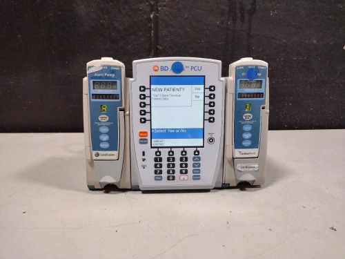 ALARIS PCU 8015 SERIES INFUSION PUMP WITH 8100 SERIES MODULES