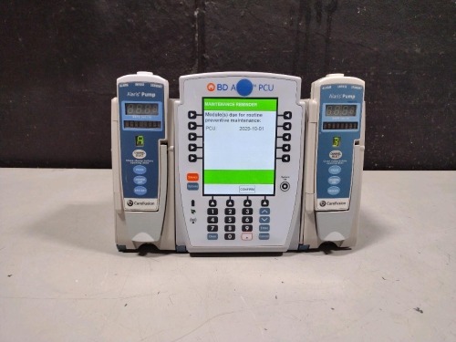 ALARIS PCU 8015 SERIES INFUSION PUMP WITH 8100 SERIES MODULES