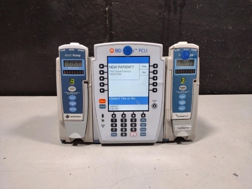 ALARIS PCU 8015 SERIES INFUSION PUMP WITH 8100 SERIES MODULES