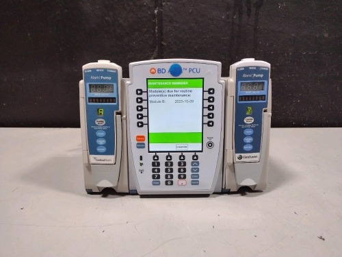 ALARIS PCU 8015 SERIES INFUSION PUMP WITH 8100 SERIES MODULES