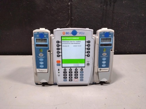 ALARIS PCU 8015 SERIES INFUSION PUMP WITH 8100 SERIES MODULES