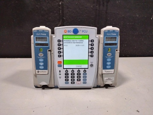 ALARIS PCU 8015 SERIES INFUSION PUMP WITH 8100 SERIES MODULES